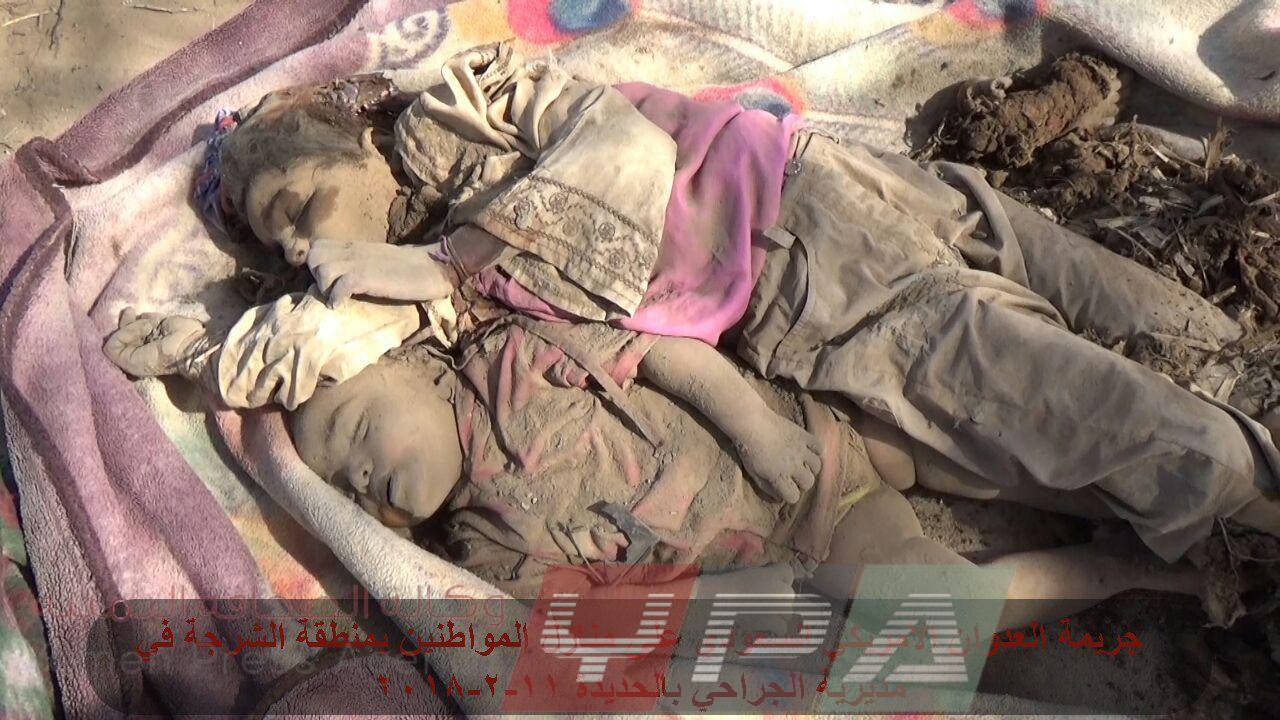 مقتل مدنيّين وجرح طفل بانفجار لغم من مخلفات التحالف في الجراحي