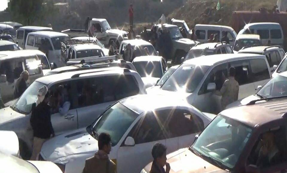 سيول بشرية من المحويت تتدفق نحو العاصمة صنعاء للمشاركة في مولد النور9
