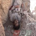 احد مسلحي التحالف مقتولاً في مترسه اثر هجوم قوات الجيش اليمني
