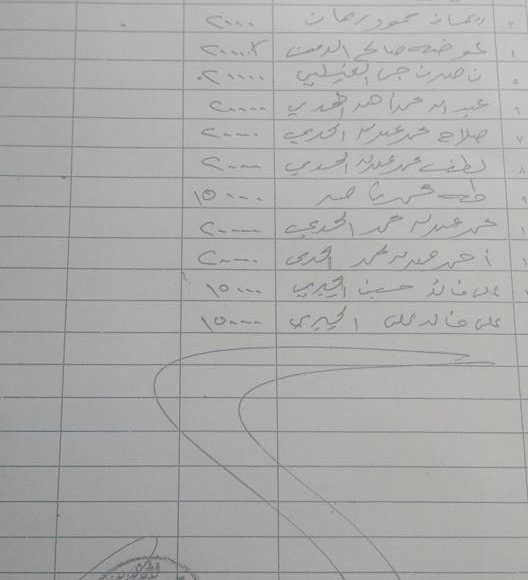 صورة توضح حجم الفساد لأحد العاملين في الهيئة