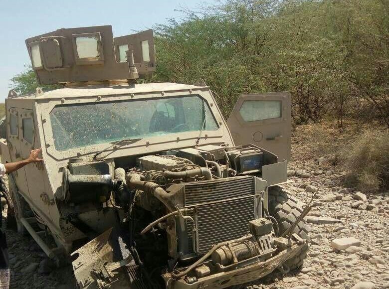 الجيش اليمني ينجح بتدمير رتل عسكري