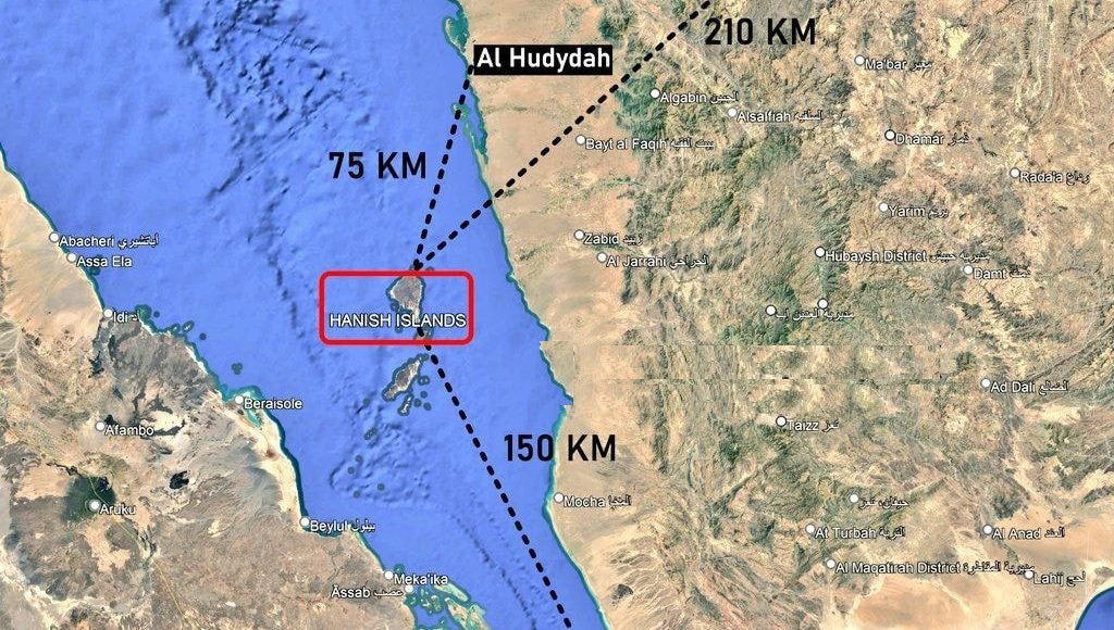 استحداثات عسكرية إماراتية اسرائيلية في جزيرة زقر اليمن البحر الاحمر 00