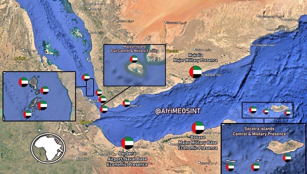 التواجد العسكري الإماراتي الصهيوني في اليمن