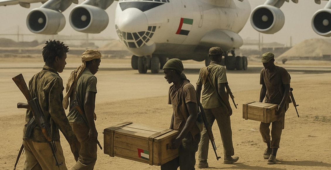 طائرة إماراتية تنقل الاسلحة ليبيا السودان