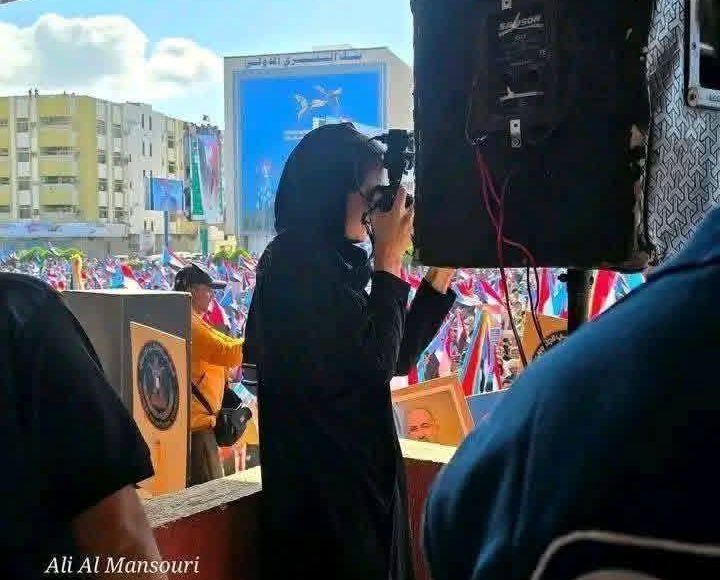 صحفية أجنبية في عدن الانتقالي