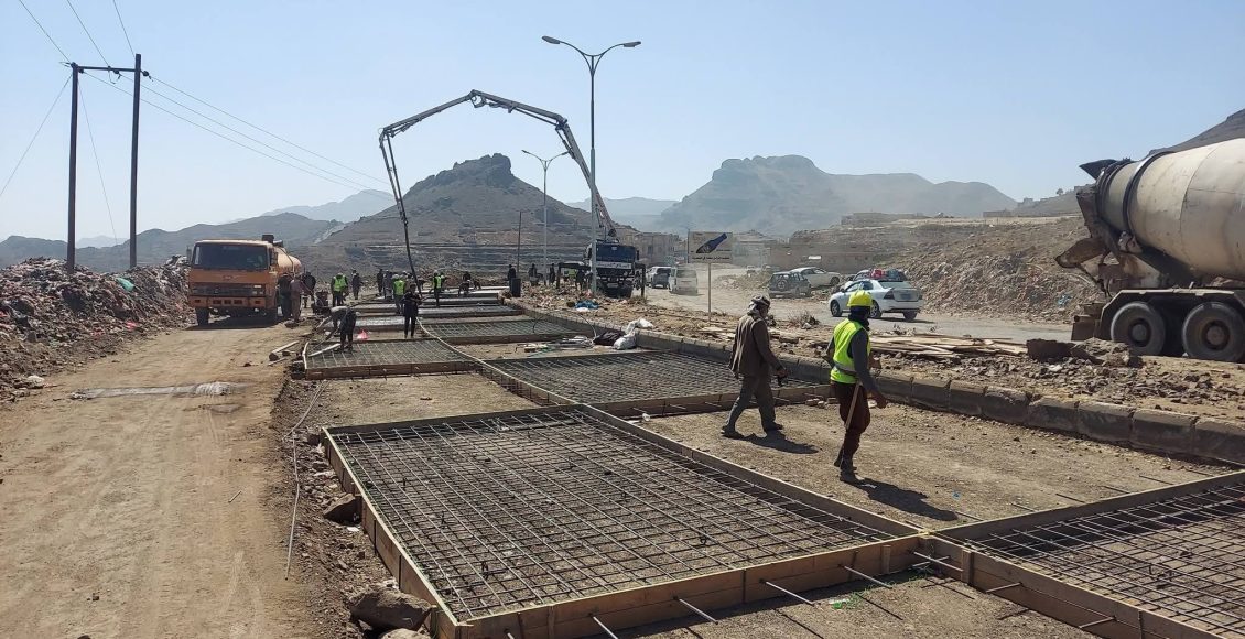 صيانة وترميم طريق الدائري الشرقي مدينة يريم إب (10)