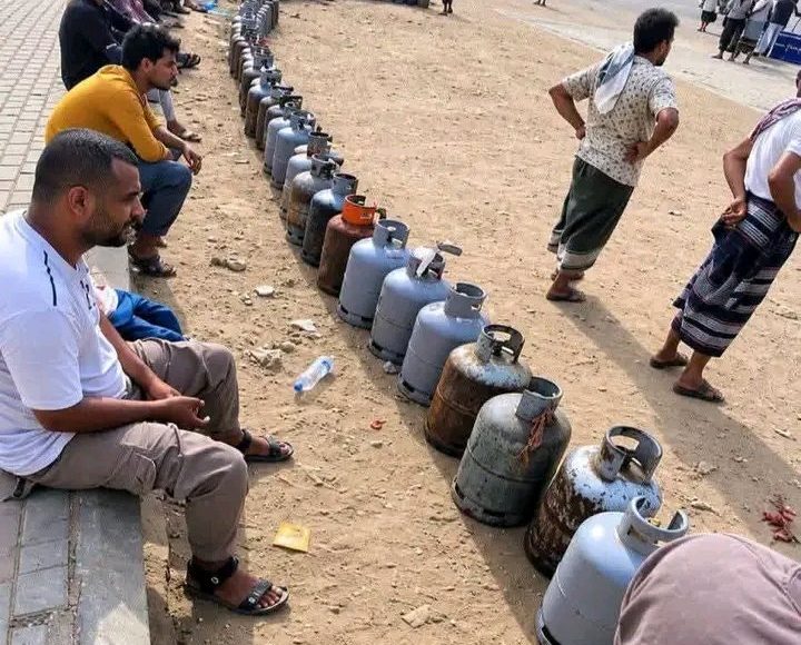 عدن حرب الخدمات السعودية الغاز المنزلي 0